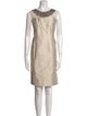 Teri Jon Silk Knee-Length Dress