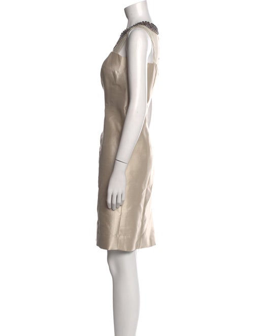 Teri Jon Silk Knee-Length Dress