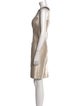 Teri Jon Silk Knee-Length Dress