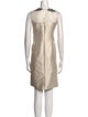 Teri Jon Silk Knee-Length Dress
