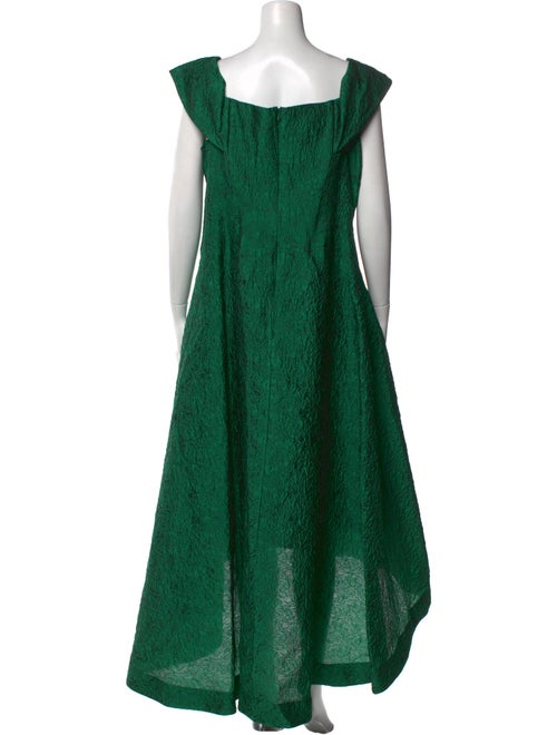 Teri Jon V-Neck Long Dress