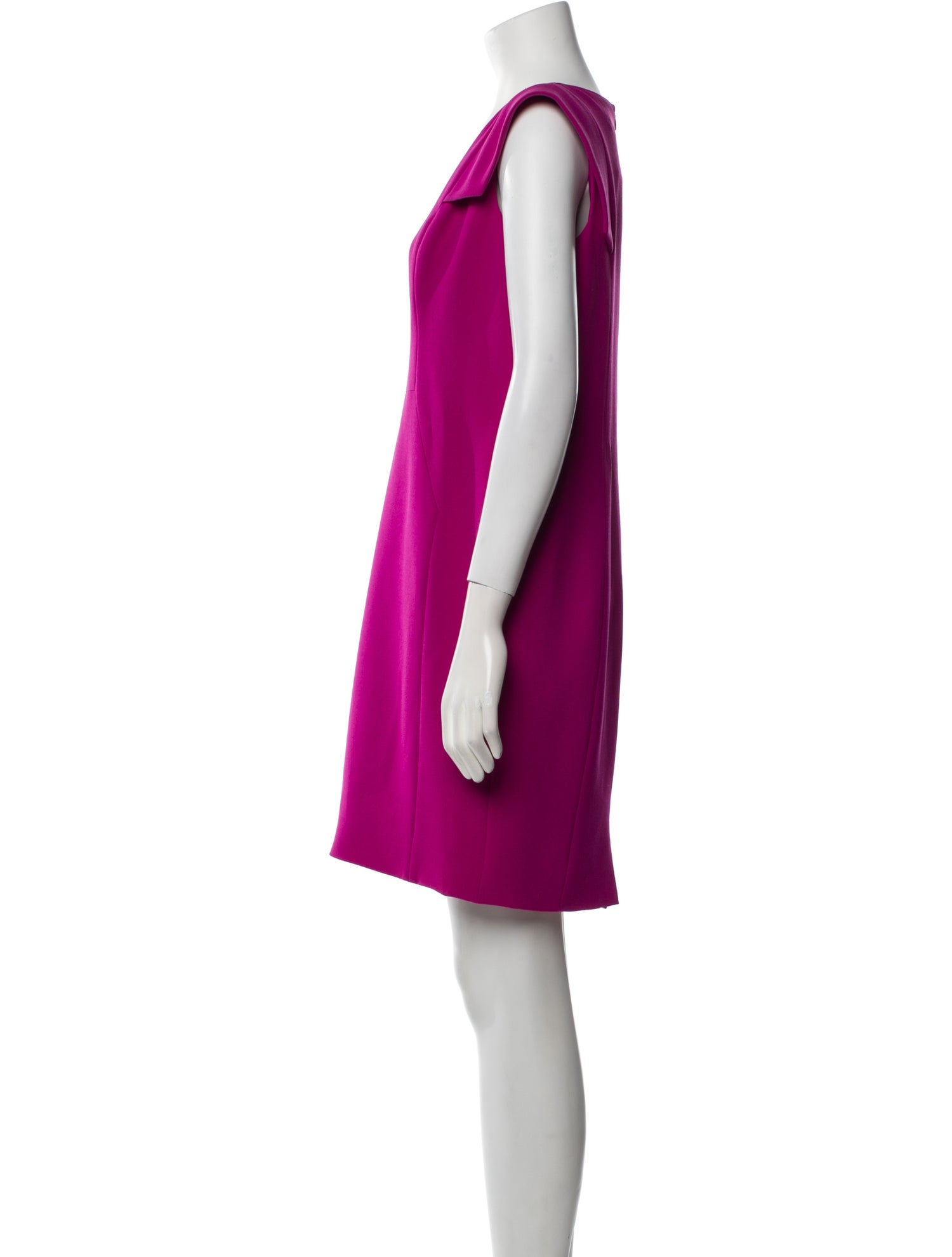 Teri Jon V-Neck Knee-Length Dress