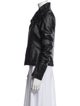 Teri Jon Leather Biker Jacket