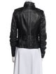 Teri Jon Leather Biker Jacket