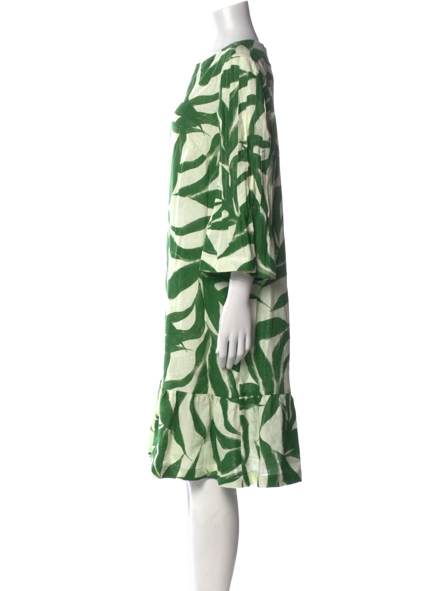 Teri Jon Linen Knee-Length Dress w/ Tags