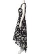Teri Jon Floral Print Long Dress