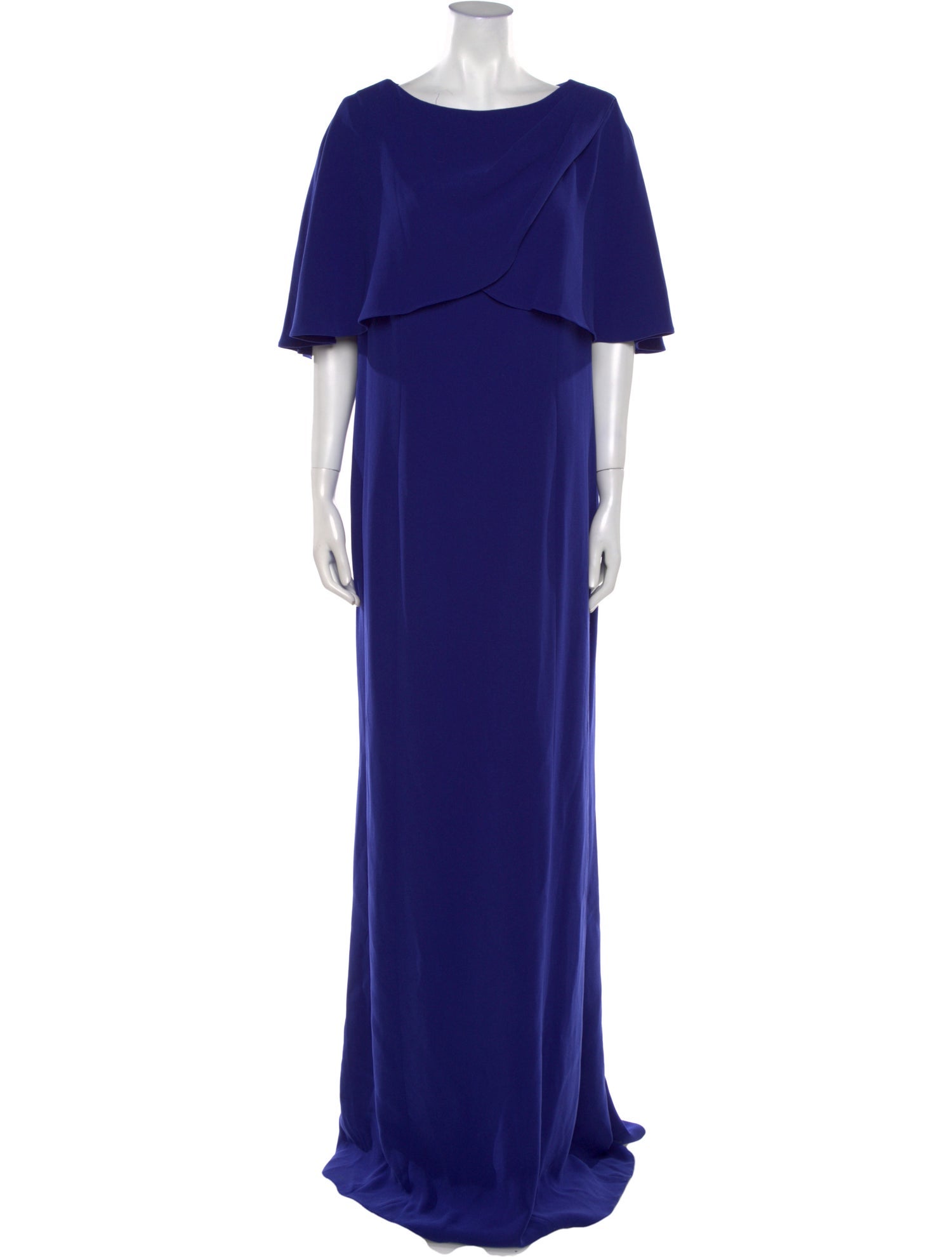 Teri Jon Bateau Neckline Long Dress w/ Tags
