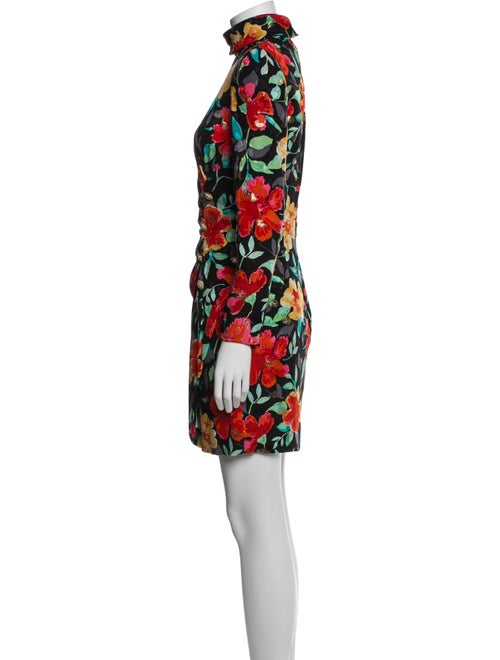 Teri Jon Silk Knee-Length Dress