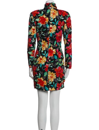 Teri Jon Silk Knee-Length Dress