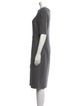Teri Jon Wool Knee-Length Dress