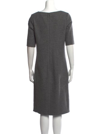 Teri Jon Wool Knee-Length Dress