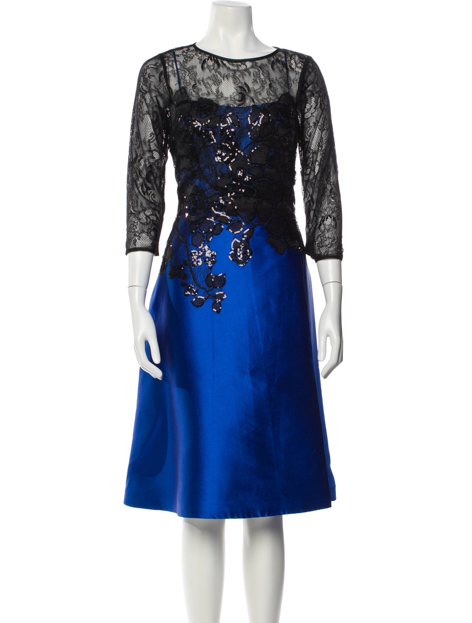 Teri Jon Long Dress - Black Dresses, Clothing - WTERJ22796 | The RealReal