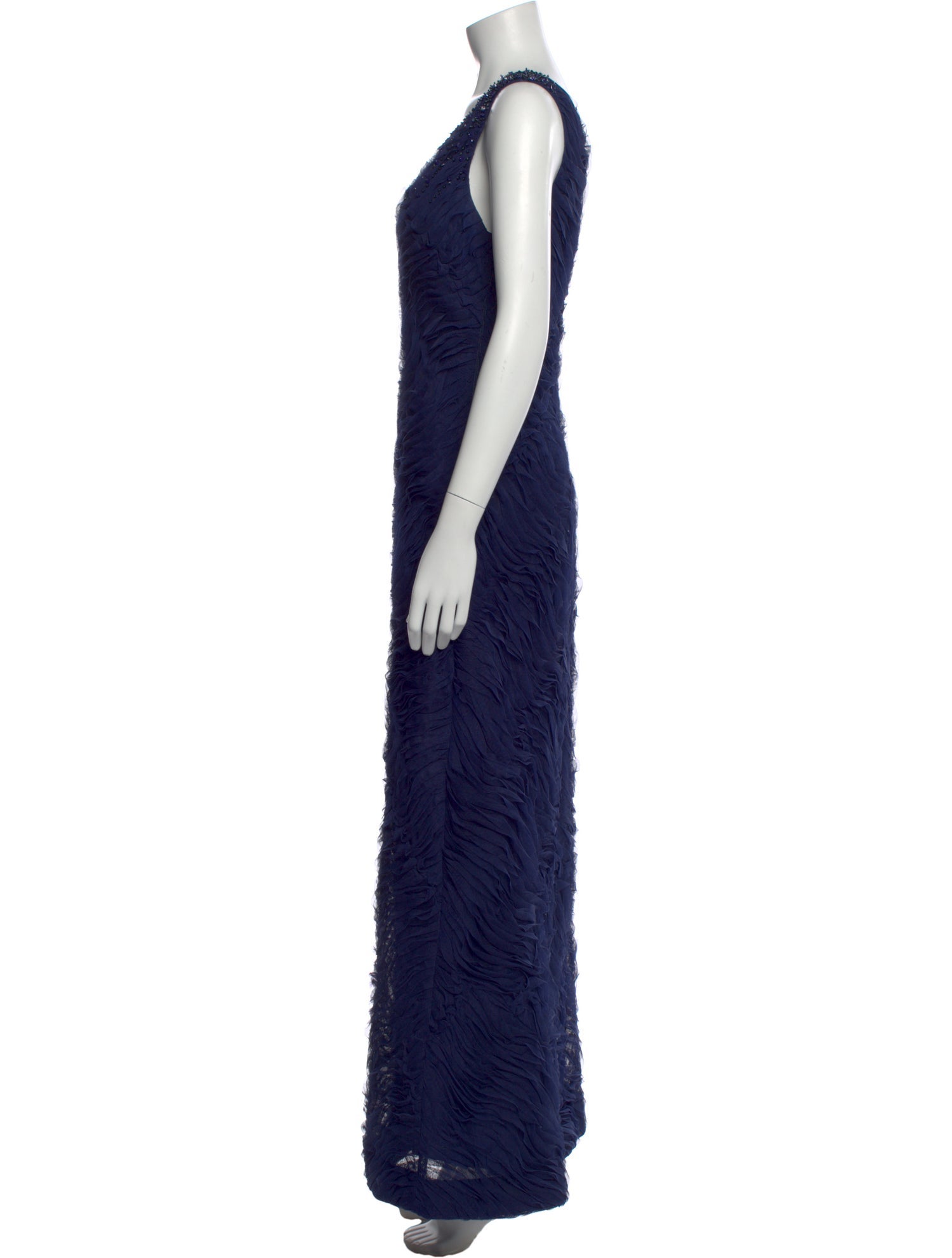 teri jon navy blue dress Teri Jon 246003