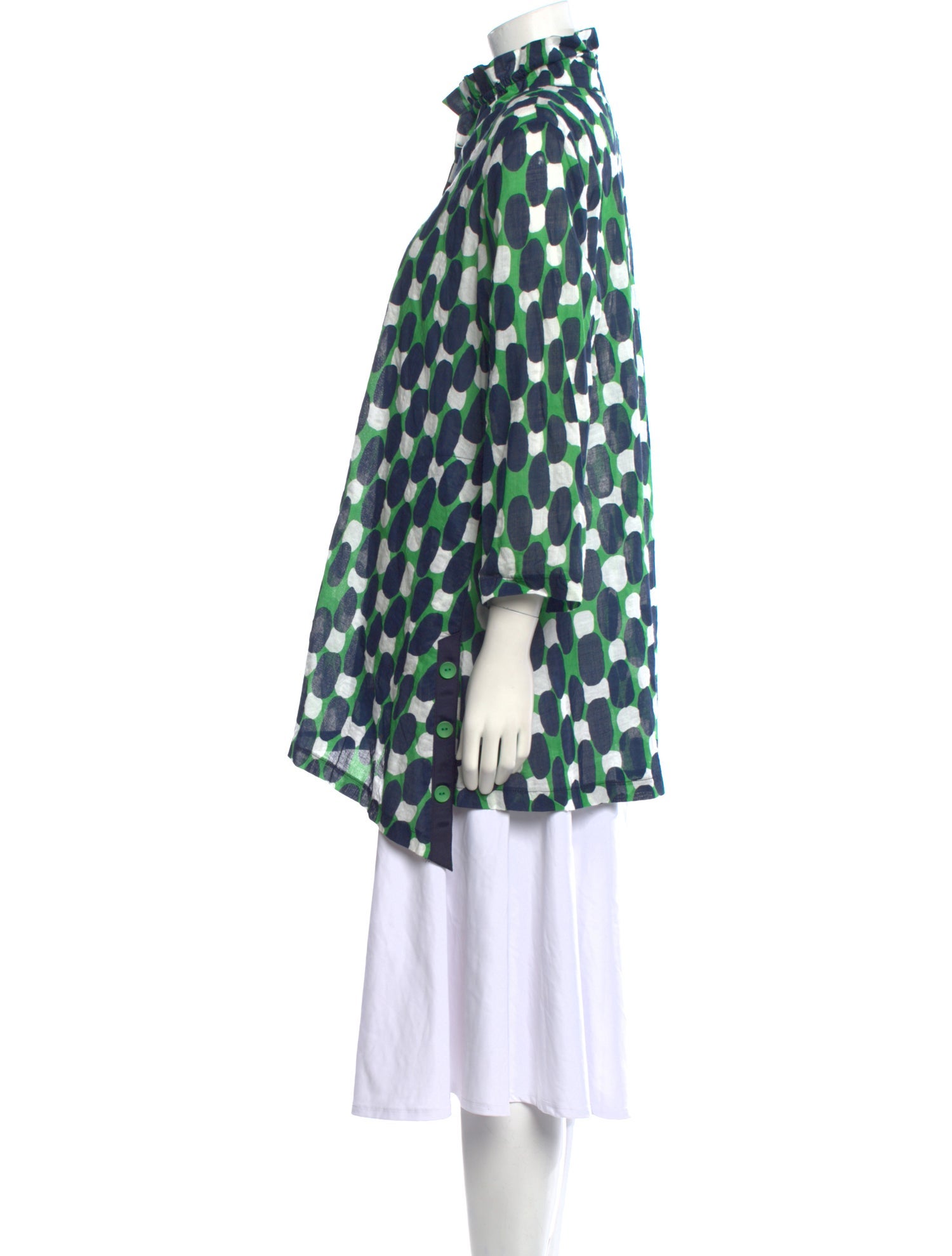 Terra Printed Mock Neck Tunic