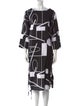 Terra Printed Midi Length Dress