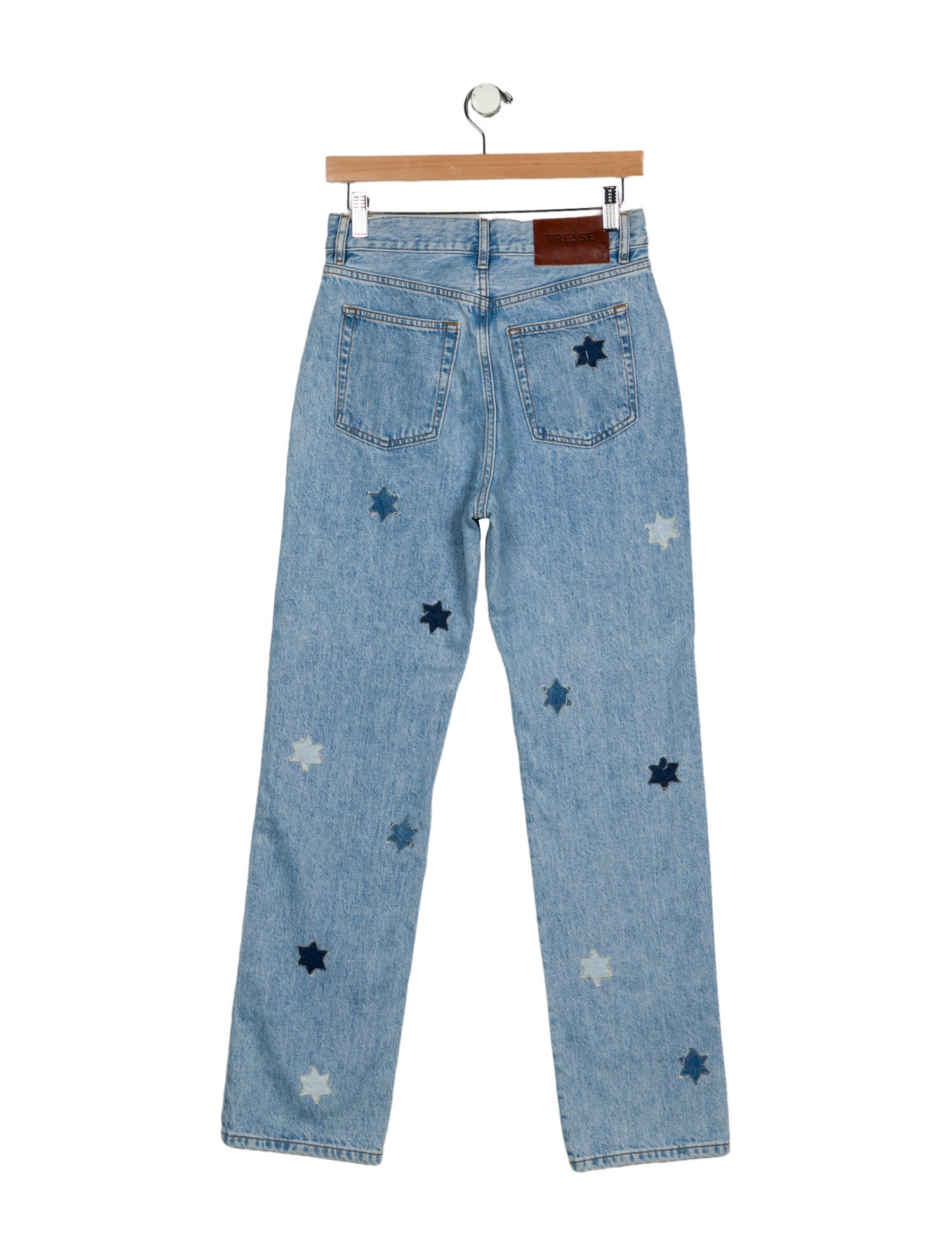 Tressé High-Rise Straight Leg Jeans