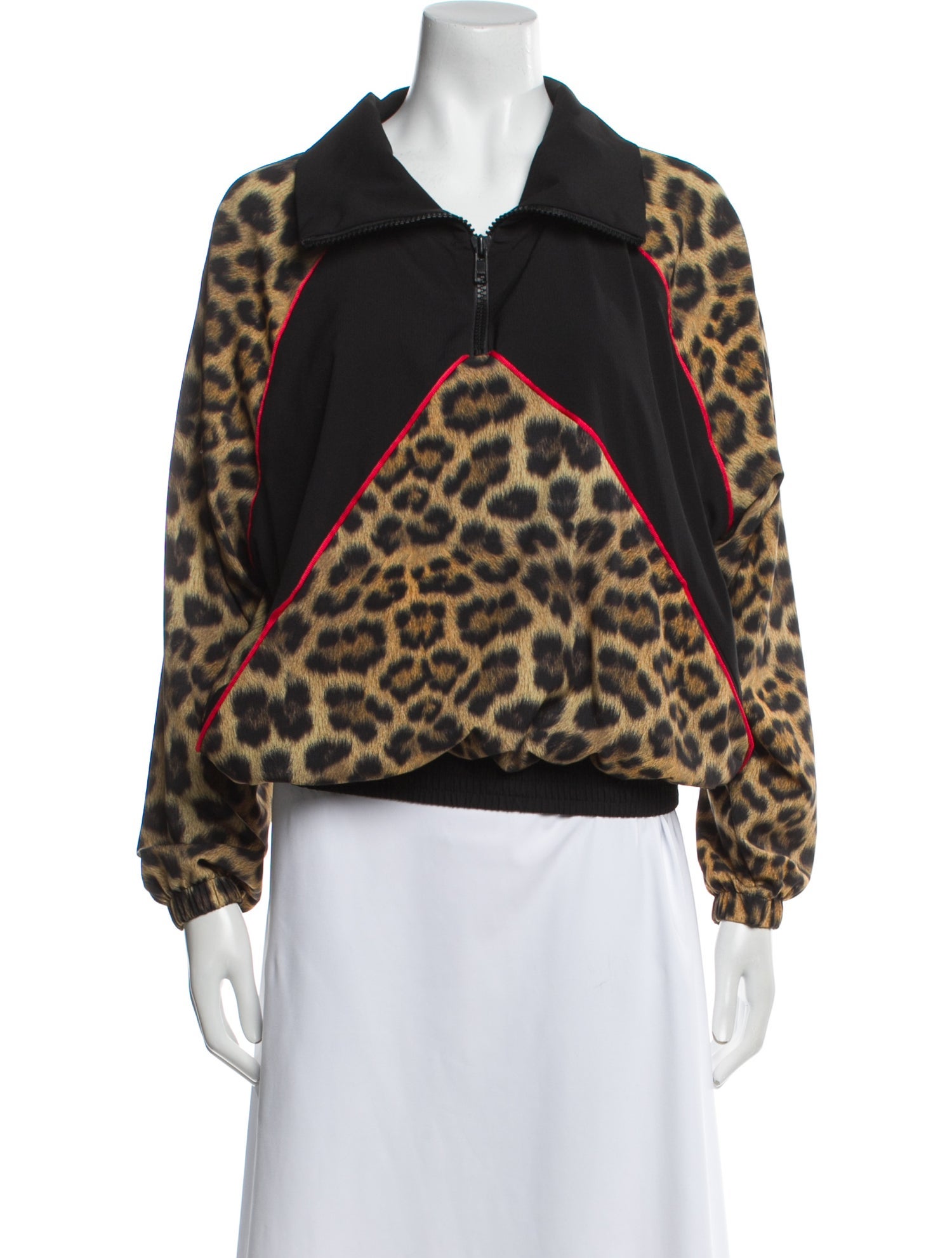 Terez Animal Print Bomber Jacket