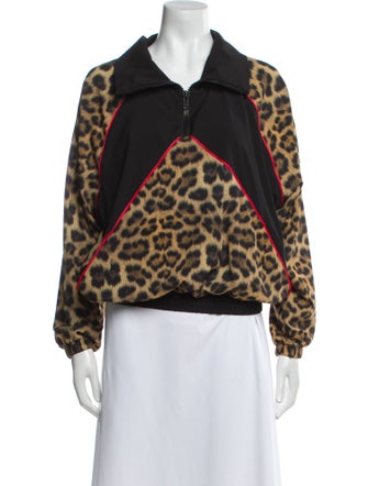Terez Animal Print Bomber Jacket