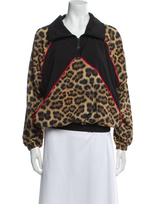 Terez Animal Print Bomber Jacket