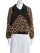 Terez Animal Print Bomber Jacket