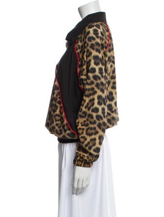 Terez Animal Print Bomber Jacket