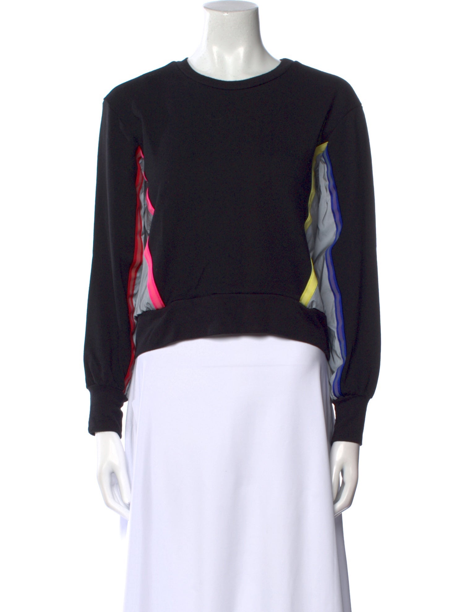 Terez Graphic Print Crew Neck Sweater