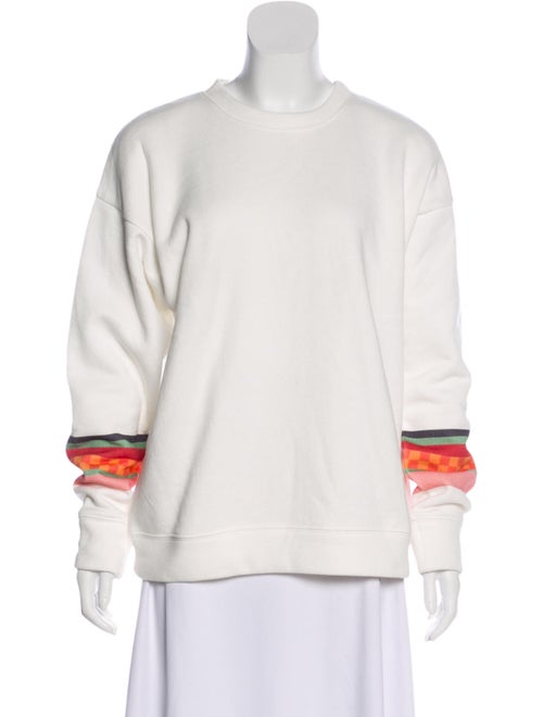 The Elder Statesman Stripe-Accented Crew Neck Swea
