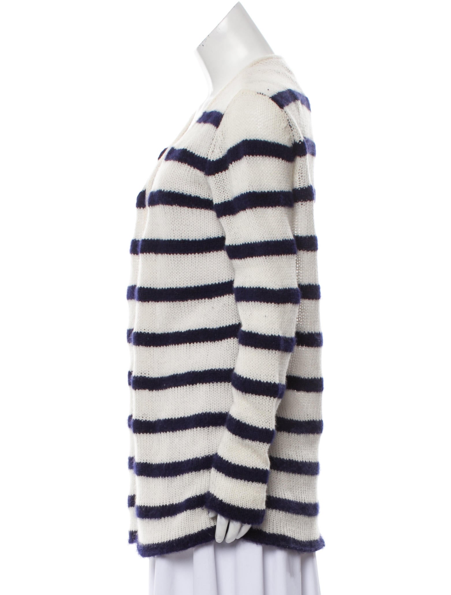 The Elder Statesman Cashmere Open Front Sweater