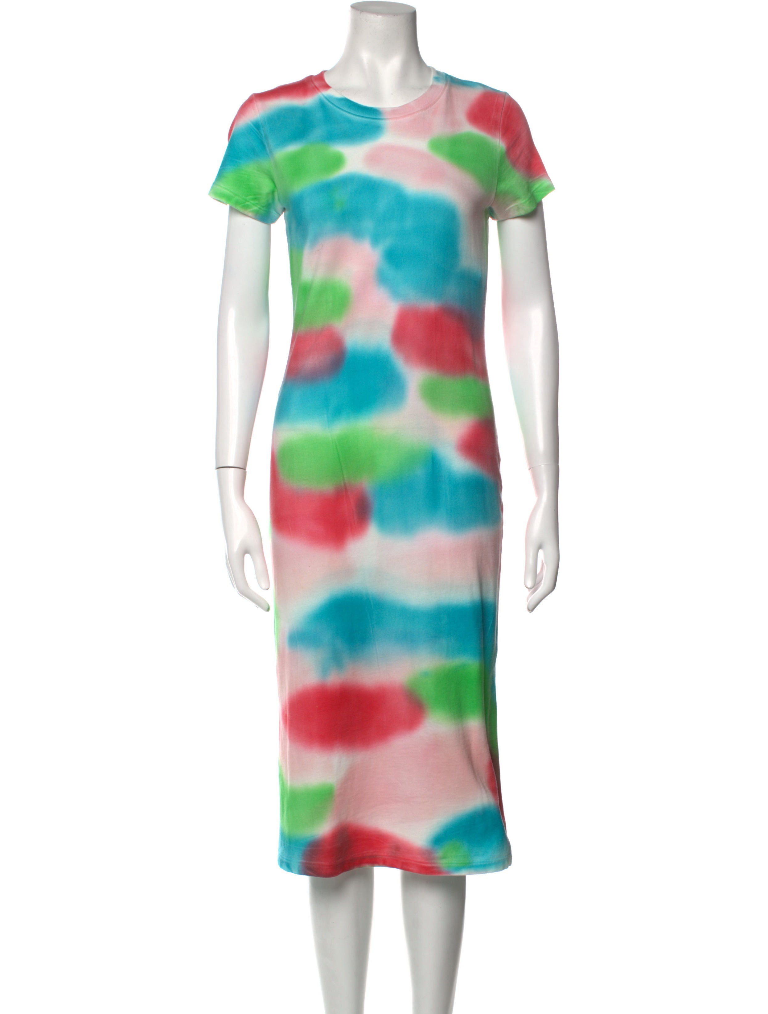 The Elder Statesman Tie-Dye Print Midi Length Dress w/ Tags