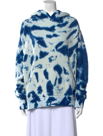 The Elder Statesman Tie-Dye Print Crew Neck Sweater
