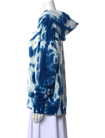 The Elder Statesman Tie-Dye Print Crew Neck Sweater