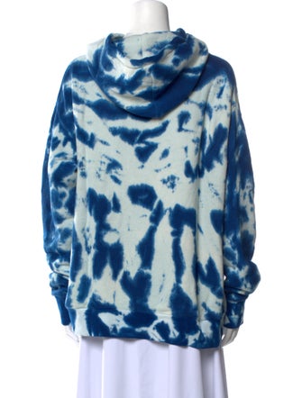 The Elder Statesman Tie-Dye Print Crew Neck Sweater