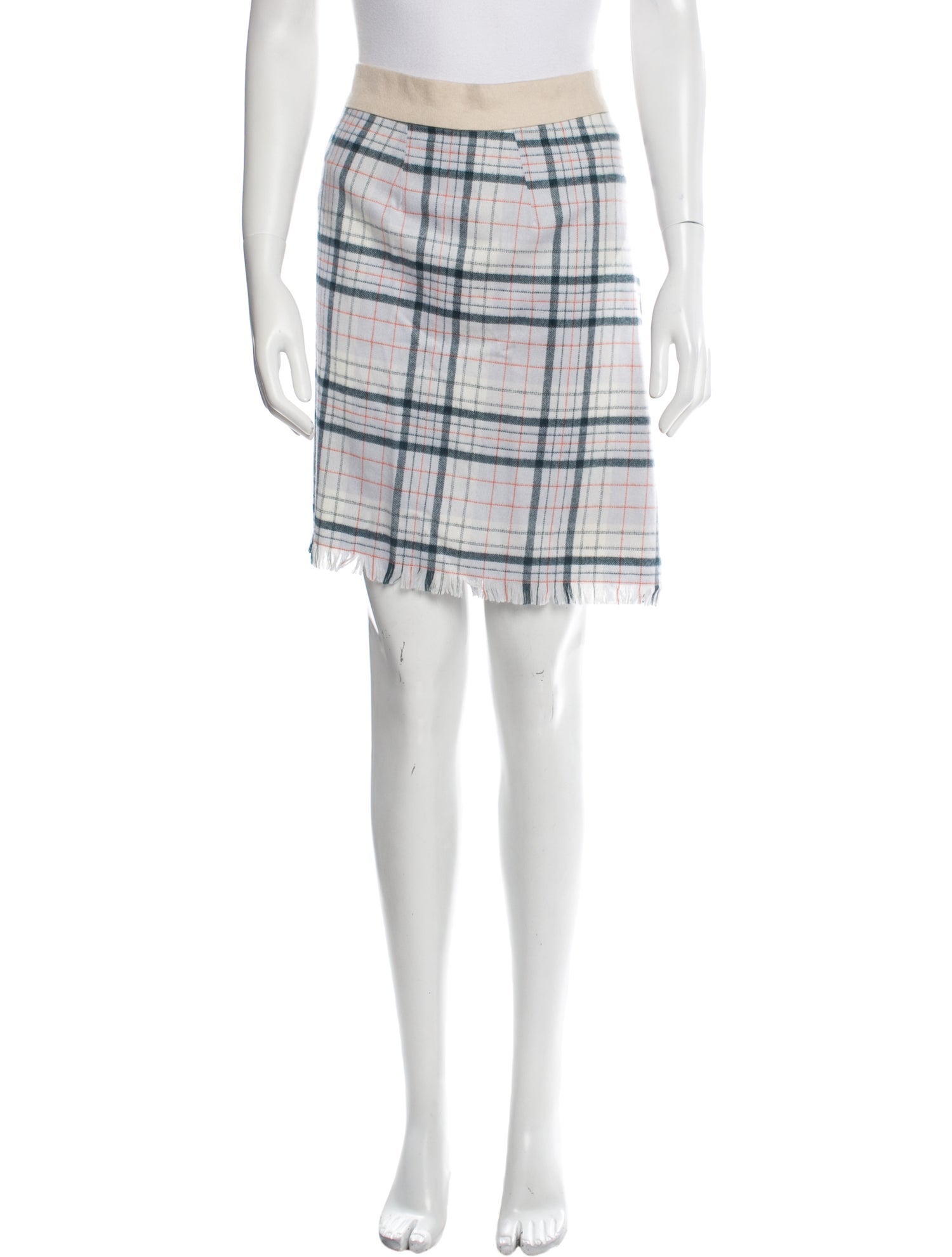 The Elder Statesman Virgin Wool Knee-Length Skirt w/ Tags