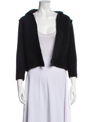 The Elder Statesman Knitwear Open Front Sweater XS