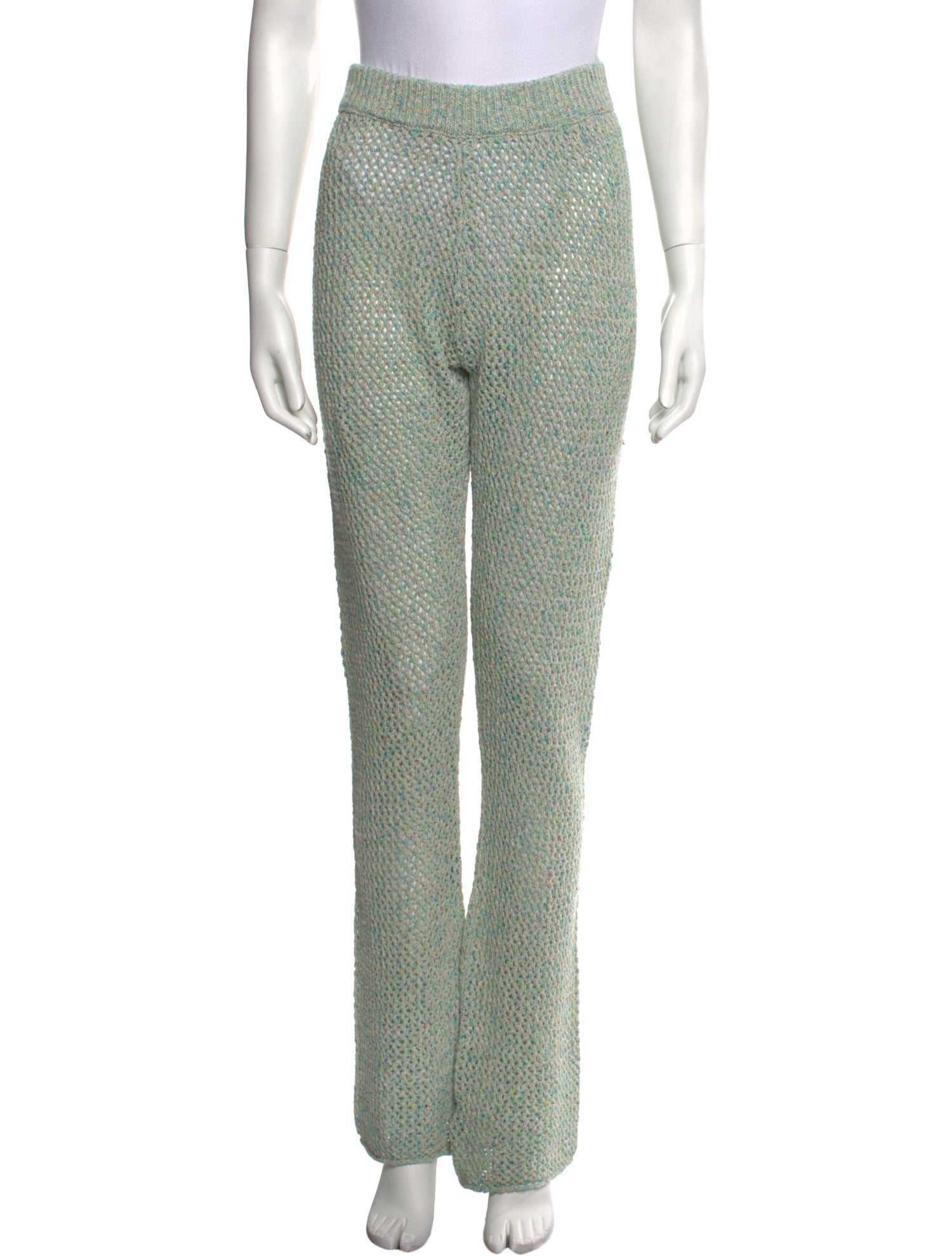 The Elder Statesman Tweed Pattern Straight Leg Pants w/ Tags