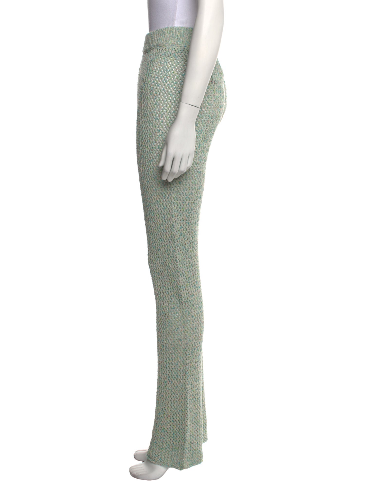 The Elder Statesman Tweed Pattern Straight Leg Pants w/ Tags