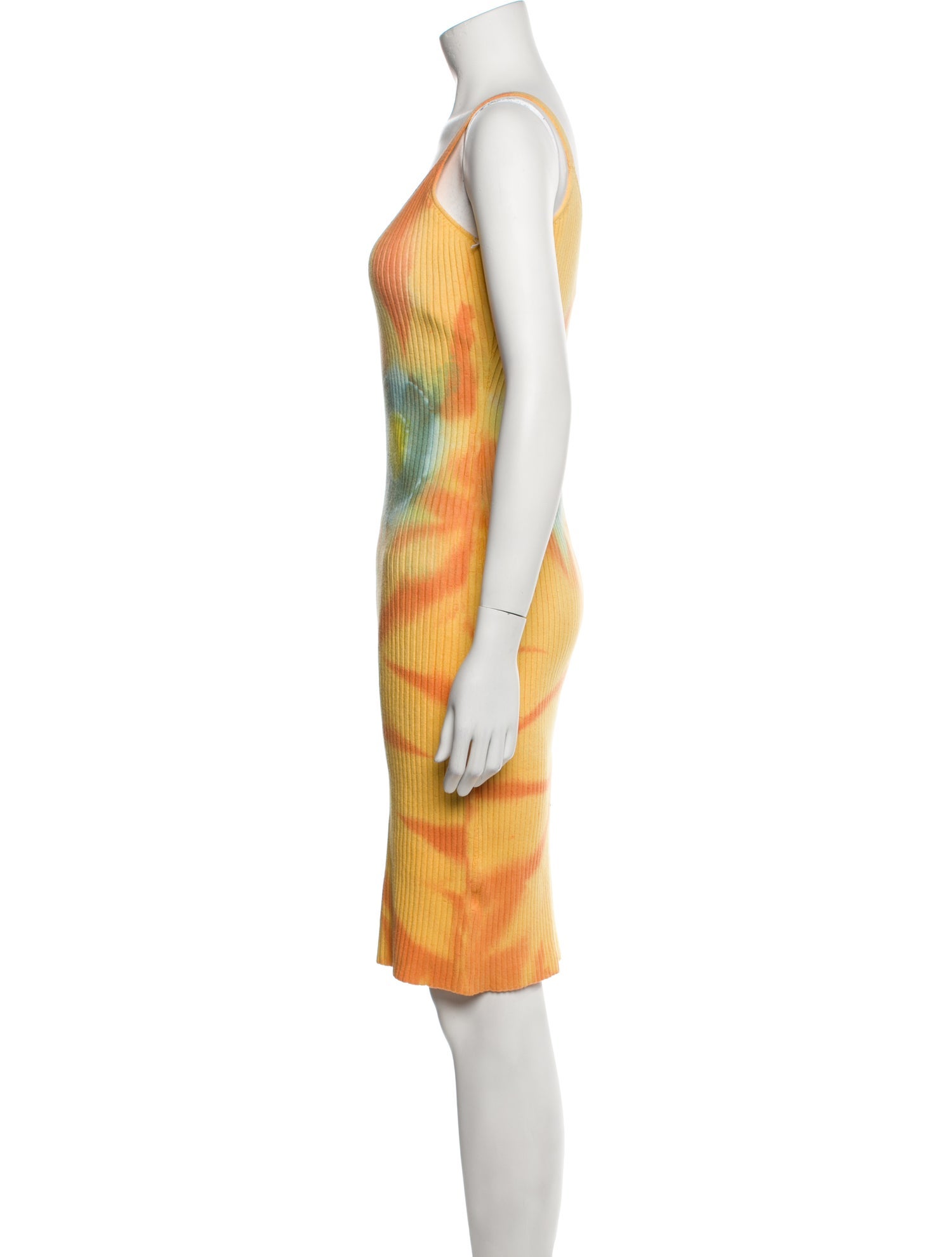 The Elder Statesman Printed Knee-Length Dress w/ Tags