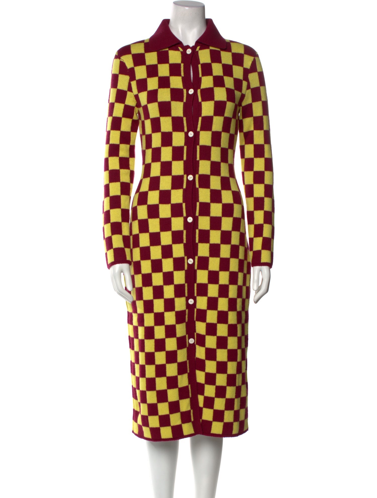 The Elder Statesman Merino Wool Midi Length Dress w/ Tags