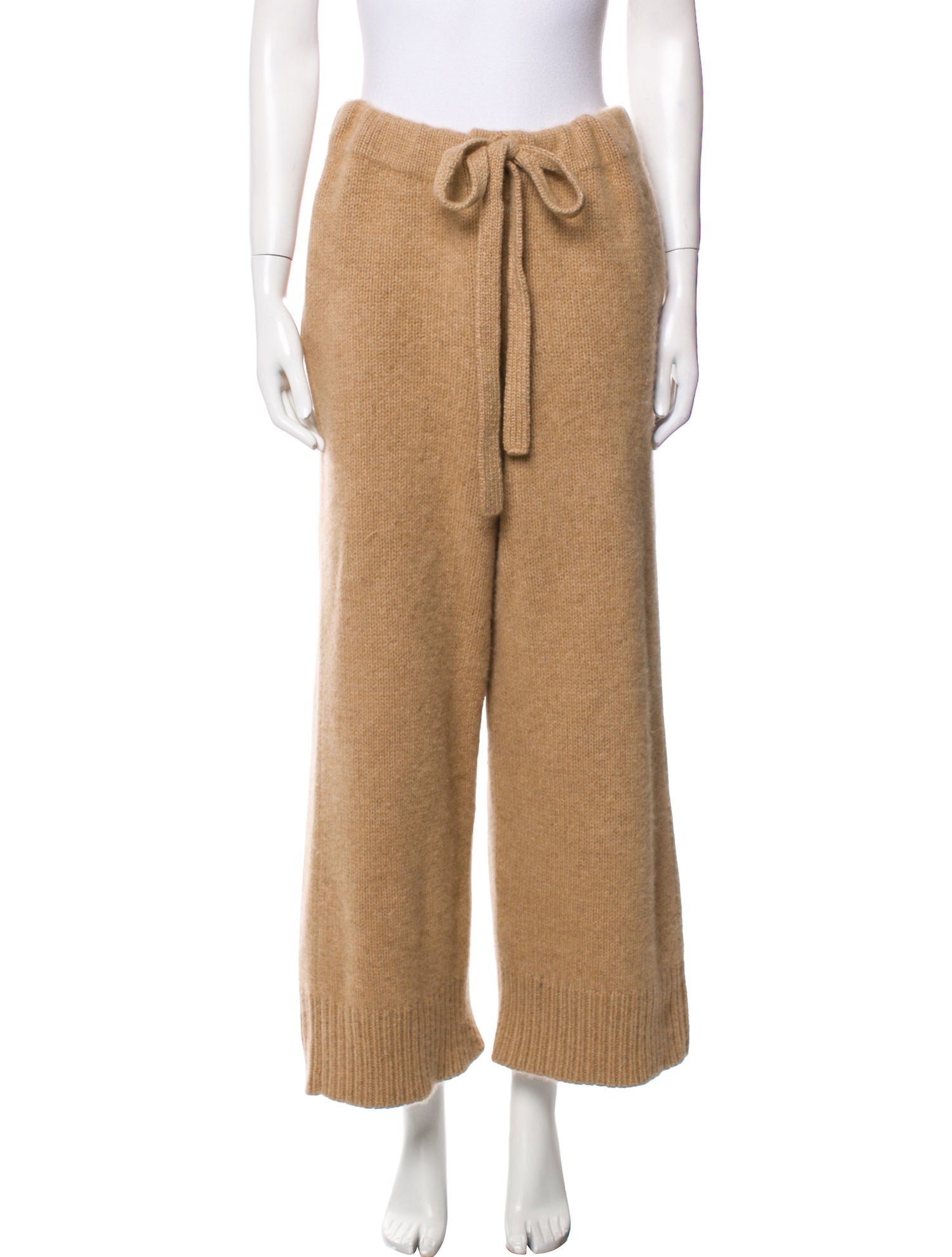 The Elder Statesman Cashmere Wide Leg Pants