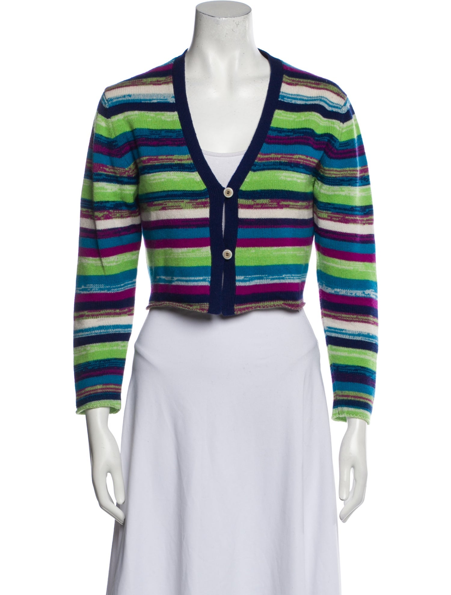 The Elder Statesman Cashmere Striped Sweater