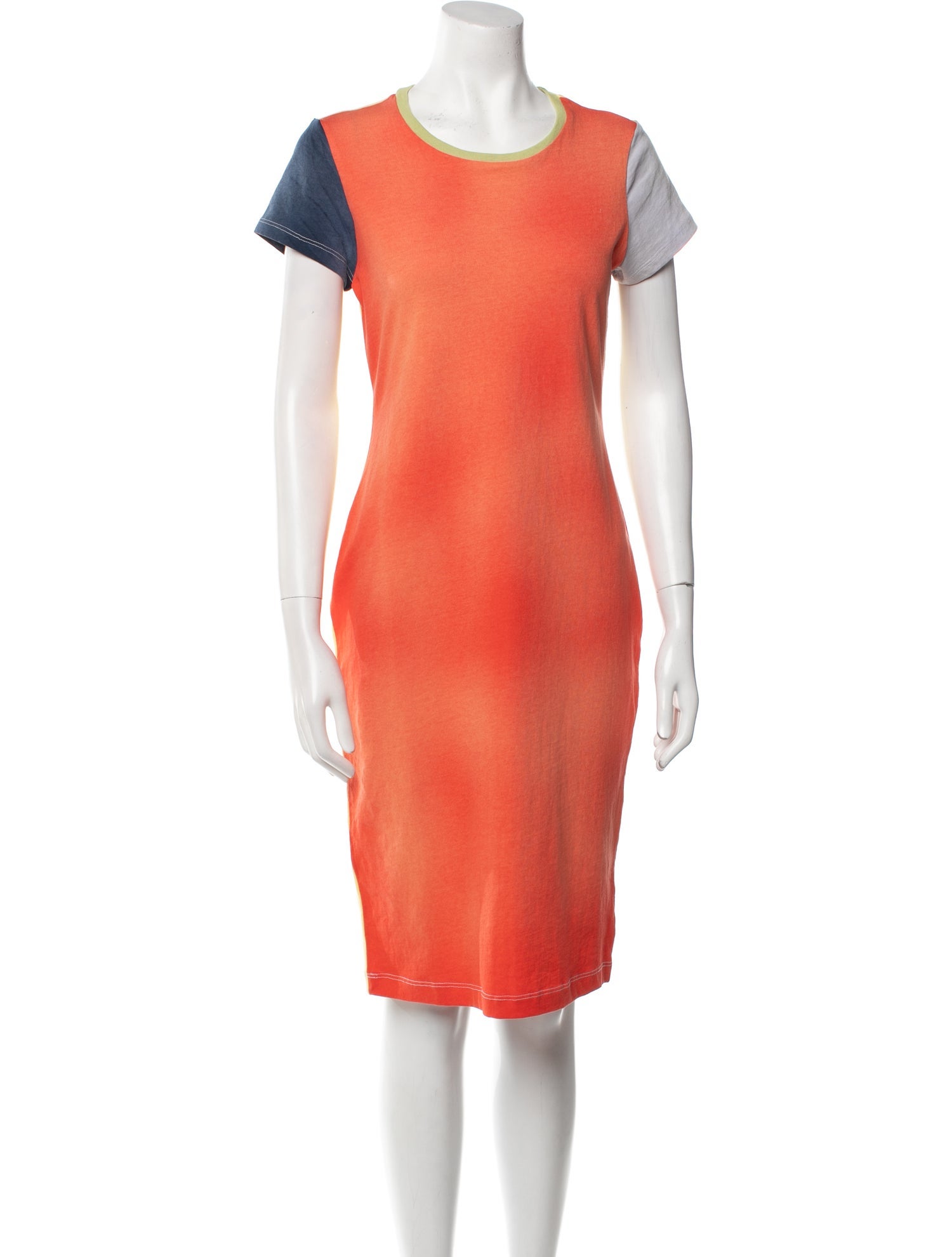 The Elder Statesman Crew Neck Knee-Length Dress