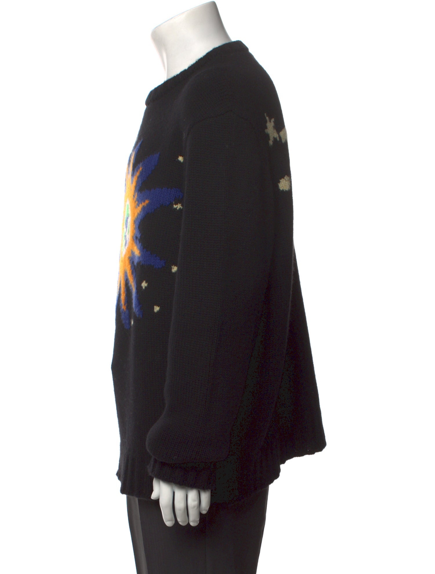 The Elder Statesman Cashmere Graphic Print Cardigan