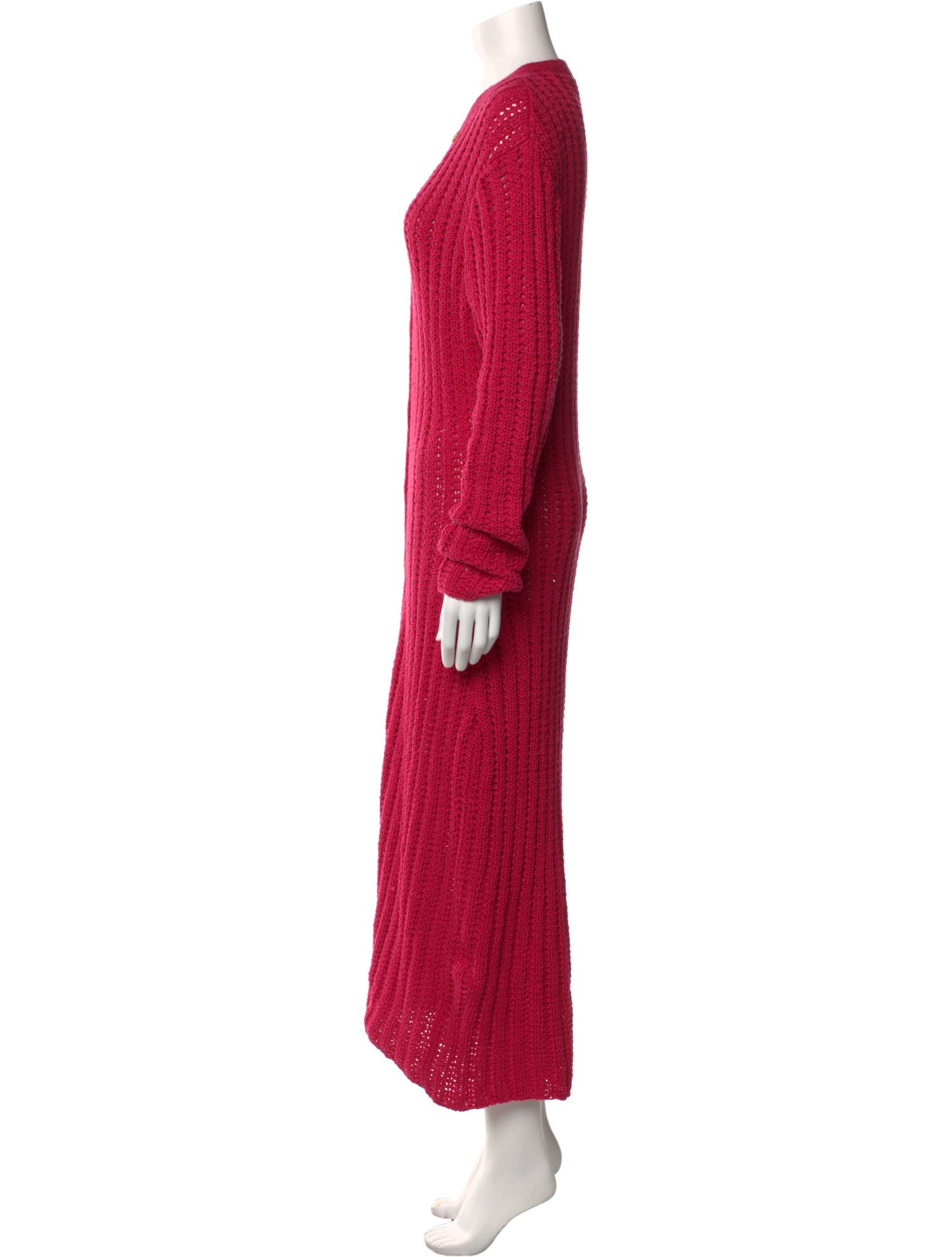 The Elder Statesman V-Neck Long Dress