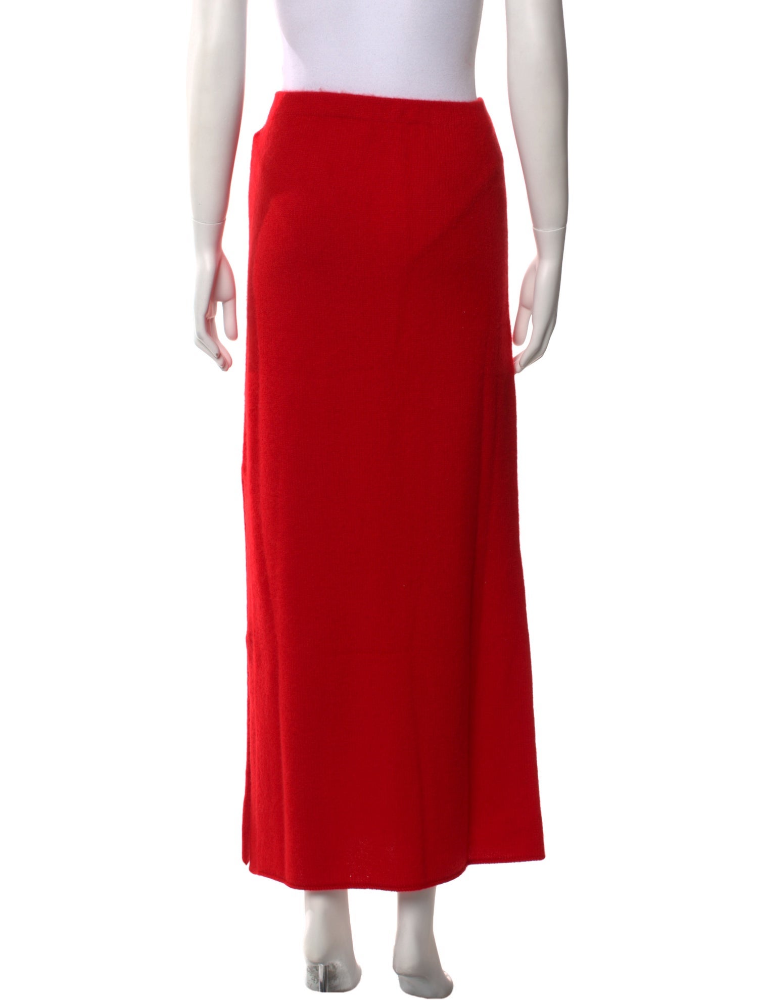 The Elder Statesman Cashmere Midi Length Skirt