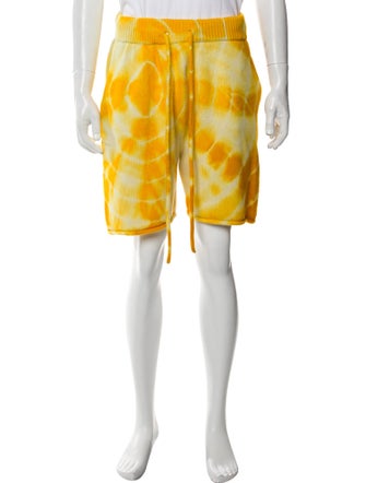 The Elder Statesman Tie-Dye Print Jogger Shorts