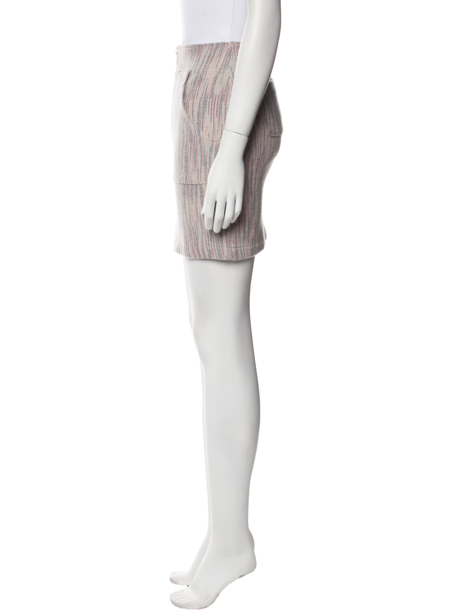 The Elder Statesman Cashmere Mini Skirt