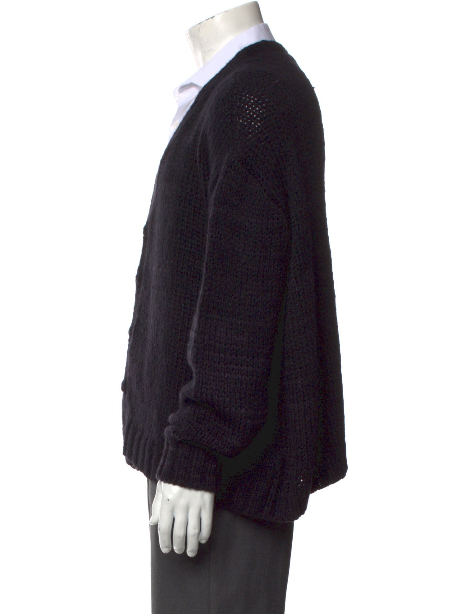 The Elder Statesman Cashmere V-Neck Cardigan w/ Tags