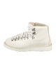 The Elder Statesman Canvas Lace-Up Boots