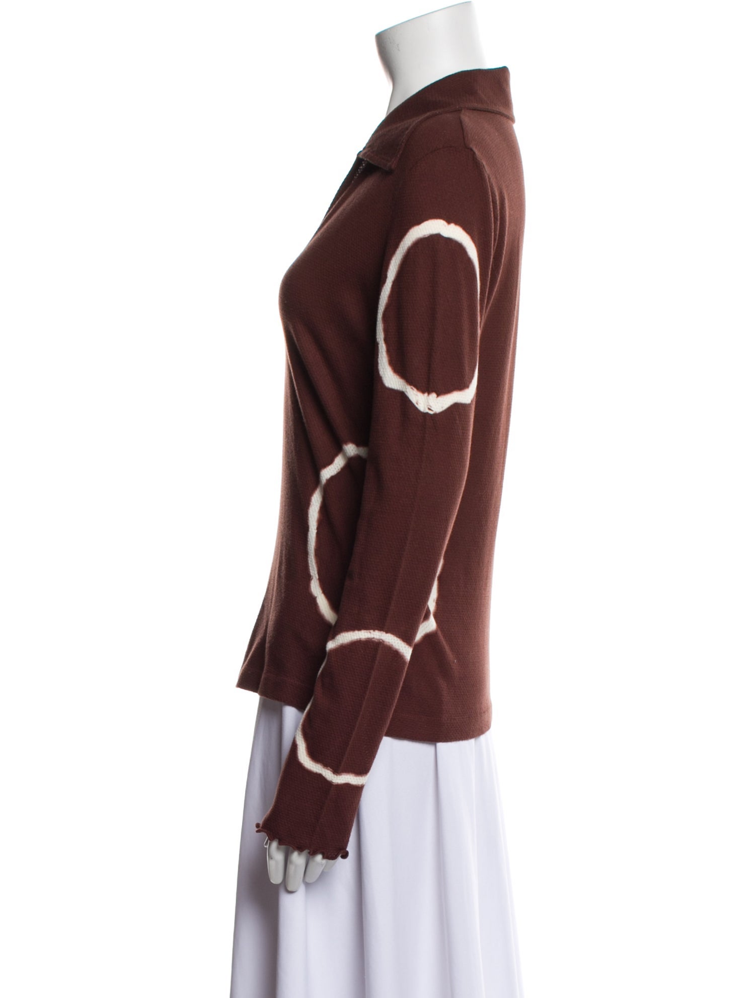 The Elder Statesman Silk V-Neck Top