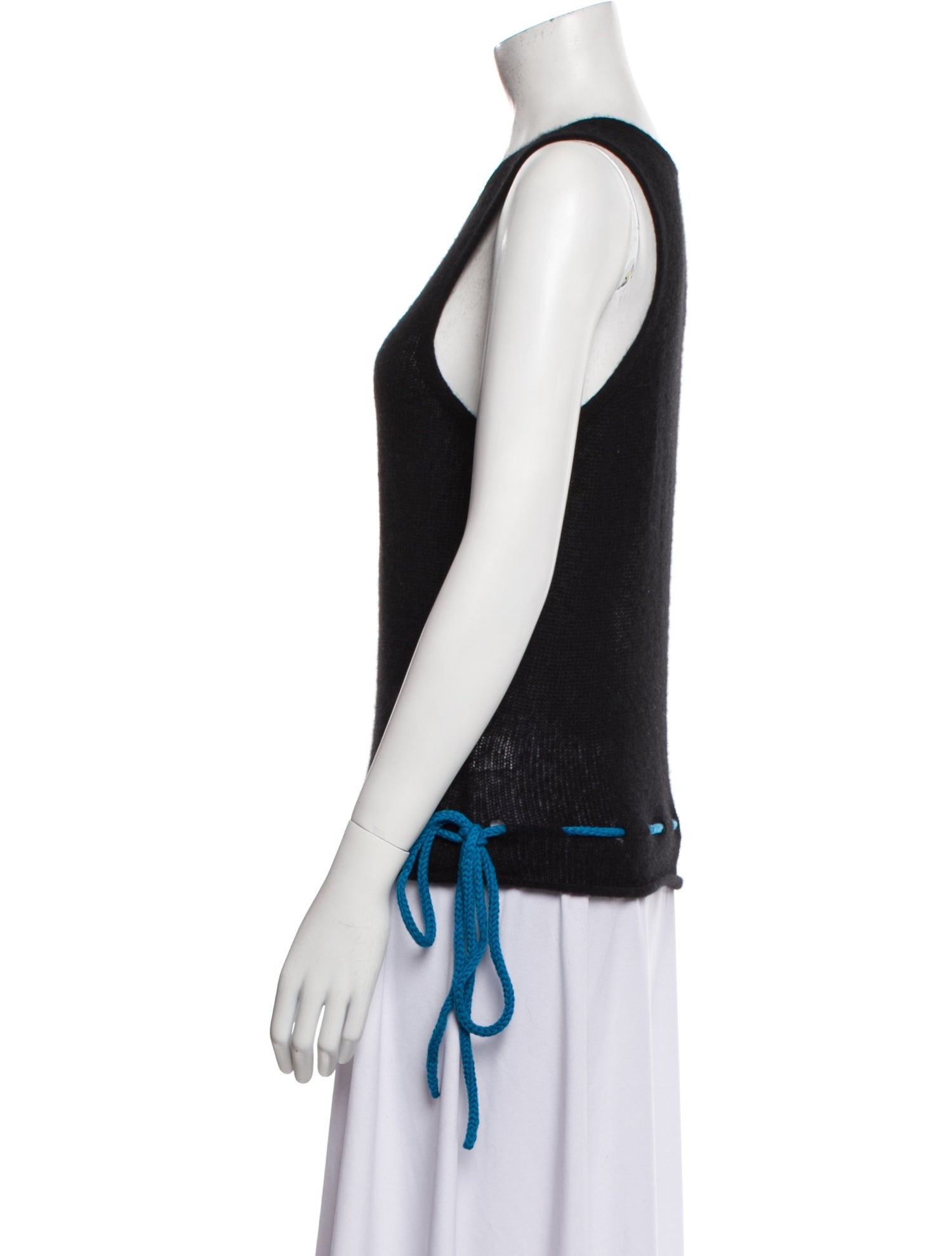 The Elder Statesman Cashmere Scoop Neck Top